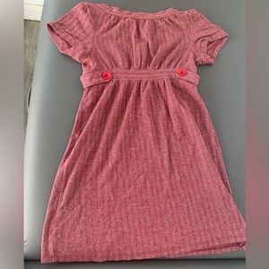 Ella Moss S Red Herringbone Dress.